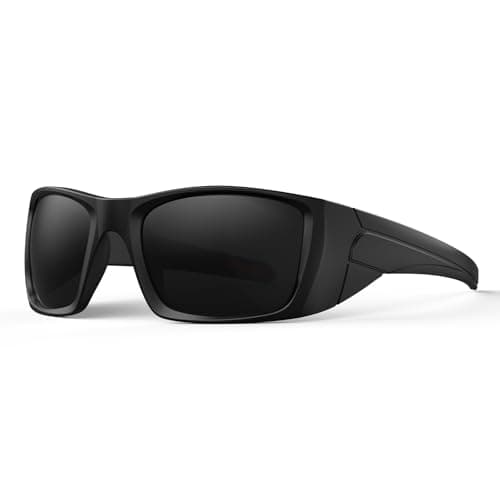 Bloomoak CAT 4 Super Dark Sunglasses | UV 400 | For Photophobia & Eye OPS & Light Sensitivity | Wraparound with Side Protection for Men & Women - Image 1