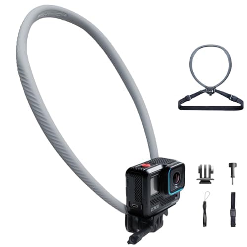 PGYTECH CapLock Quick Release Action Camera Neck Mount, Large Size Adjustable Strap, DJI Osmo Action 6/5 Pro/Pocket 3/Xtra Muse, GoPro 13-10, Insta360, Hands-Free POV Holder for Vlogging/Sports/Travel - Image 1