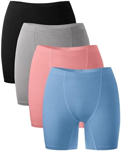 BAMBOO COOL Womens Underwear Boy Shorts Full Coverage Boxer Briefs High Waisted Ladies Panties Soft Stretch Shorts - Image 1