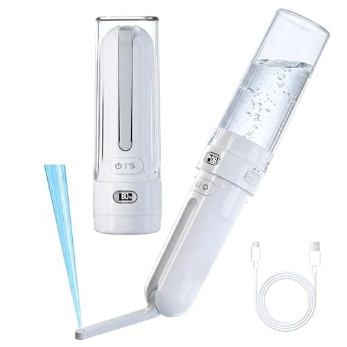 WeWi HLTH Upgraded Electric Peri Bottle – Portable Bidet for Women Postpartum Care & Travel | Rechargeable Feminine Washer with 3 Modes - Intimate Hygiene Care (White) - Image 1