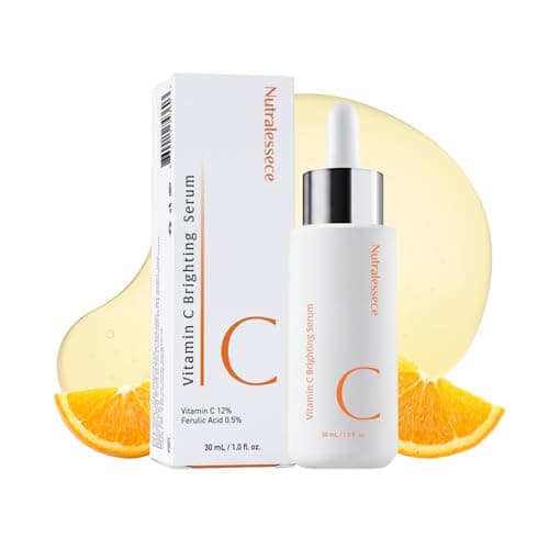 Nutralessece 12% Vitamin C Serum with Ferulic Acid – Brightening, Antioxidant, Skin Repair, Reduces Dark Spots, Suitable for All Skin Types - Image 1