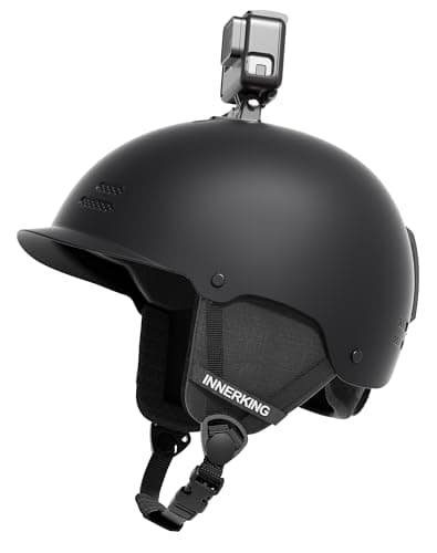 InnerKing Lightweight Ski Helmet for Men and Women with Action Camera Mount, 12-Vent ABS Snowboard Helmet with Impact-Resistant EPS Foam, Adjustable Fit, Protective Snow Sports Helmet-