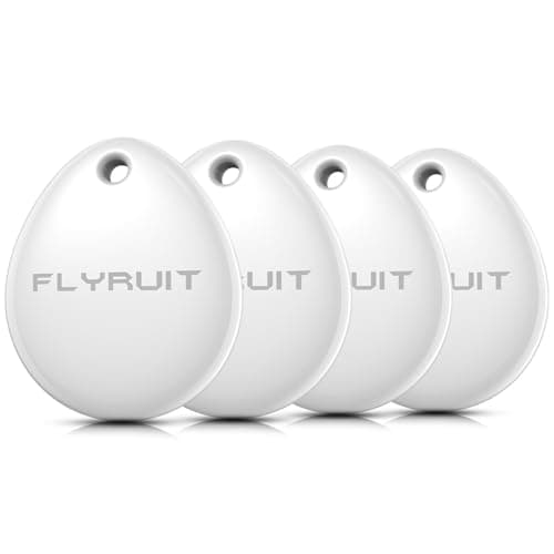 Air Tracker Tags-4 Pack for Apple Find My (iOS Only), Official MFi Certified, Smart Bluetooth Key Finder, Tracking Device for iPhone, Mini Finder Locator for Luggage, Backpack, Wallet, Bags, eBike - Image 1
