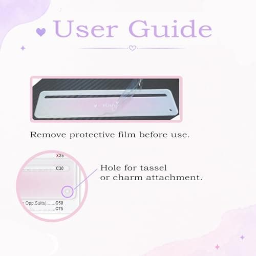 YKDIDKY 4 Pcs Mahjong Line Finders Marker, Frosted Acrylic Mahjong Card Reader Ruler Compatible with Mahj Cards, Accessories, Gift for Beginners - Thumbnail 3