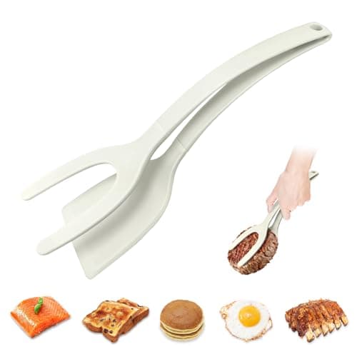 Silicone Spatula, BPA Free Kitchen Spatula, High Heat Resistant Rubber Spatulas, Ideal Kitchen Utensils for Non-Stick Pans, Sautéing, Frying, Baking, Turning and Flipping