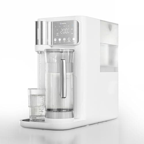 LoopDrops Countertop Reverse Osmosis System, 6-Stage RO Water Filter with Chilled Water, Dual Water Path, Mineralization & TDS Display, Portable Purifier for Home Office (G1 Pro Cold●Hot) - Image 1