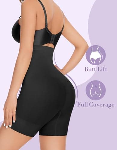 YADIFEN Tummy Control Shapewear Shorts Women Thigh Slimmer High Waisted Shapewear Women Girdles Shorts Shapewear Under Dress - Thumbnail 2