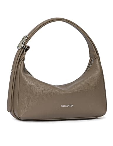 BOSTANTEN Small Black Purse for Women, Vegan Leather Handbag, Trendy Shoulder Bag with Adjustable Strap - Image 1