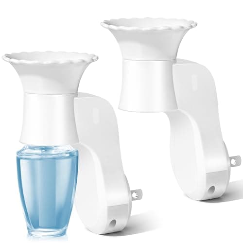 LASENTEUR Wall Fragrance Plug in, 2-Pack Rotatable WallFlower Plug, Compatible with Bath & Body Works WallFlower Fragrance Refills, ETL Certified Fragrance Diffuser Plug for Home, Room & Office