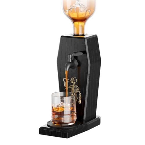 Leakproof Ash Wood Whiskey Liquor Dispenser,Novelty Alcohol Dispenser for Bourbon,Vodka, Wine and Spirits,Fun Bar Accessories for Home Bar,or Man Cave,Ideal Whiskey Gifts for Men,Father's Day
