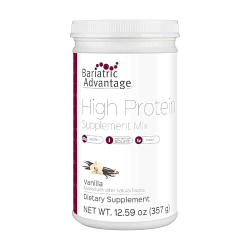Bariatric Advantage High Protein Supplement Mix - Protein Powder - 20 g Protein - for Pre- & Post-Bariatric Surgery Patients - Iron, Calcium & More - Vanilla - 14 Servings - Image 1