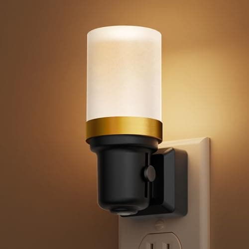 L LOHAS LED Night Light, Night Lights Plug into Wall, Dimmable Nightlight with Auto Light Sensor, 3000K Warm White 0-100LM, Plug in Night Light for Hallway Bedroom Bathroom - Image 1