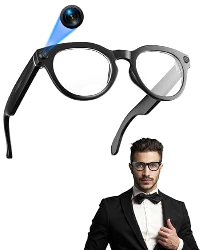 kttung AI Smart Glasses with Camera, 1080P Video Recording, 8MP Camera Glasses, Real Time Translation & Voice Assistant, Open-Ear Bluetooth Audio for Vlogging, Travel and Meetings - Image 1