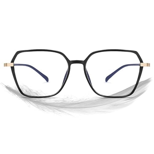 ROCKNIGHT ARROWING Blue Light Blocking Glasses Women Men Computer Phone Black Eyewear Frame - Image 1