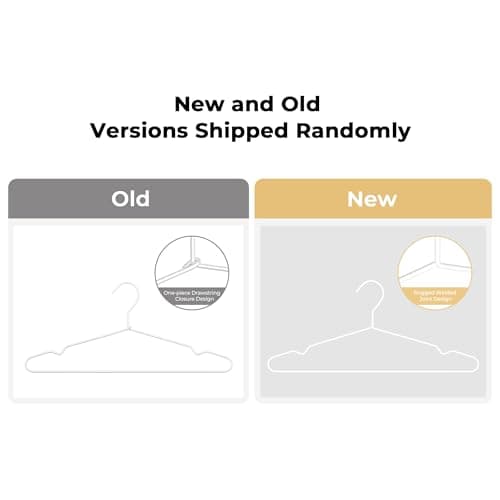 StorageWorks 4mm Super Thick Metal Wire Hangers, Heavy Duty Stainless Steel Clothes Hangers for Coats, Shirts Jackets, Pants, Suits, Space Saving White Hangers for Closet, 30 Pack - Thumbnail 3