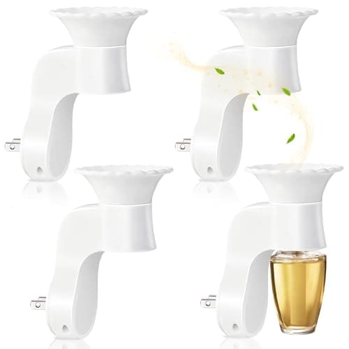 Wall Fragrance Plug – WallFlower Plug in, Essential Oil Diffuser Plug, ETL Certified, Compatible with Bath and Body Works WallFlower Refills, Plug in Diffuser for Home, Office, 4 PCS (Plug Only) - Image 1