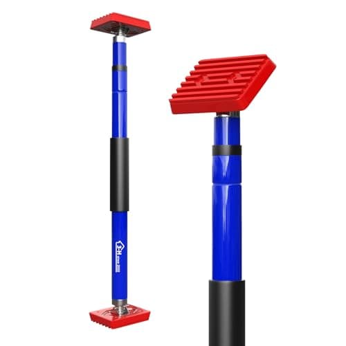 3-H Cabinet Jacks for Installing Cabinets,Thickened All-Steel Adjustable Support Pole, Heavy-Duty Third Hand Tool with Twist-Lock,Blue,27.5"-43" 1pc