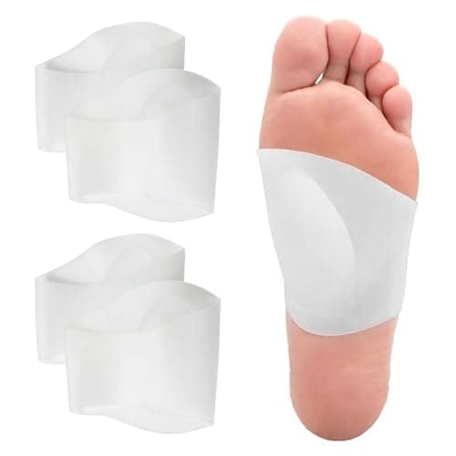 XINIFOOT Arch Support Sleeves - Orthotic Relief for Flat Feet & Arch Pain - Unisex Support for Men and Women (Small, 2 Pairs) - Image 1