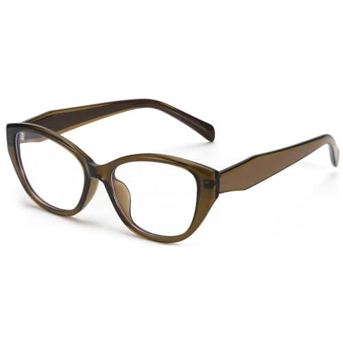 SODQW Designer Blue Light Blocking Glasses for Women Cat Eye Frame Reduce Eyestrain Computer Glasses for Gaming/TV - Image 1