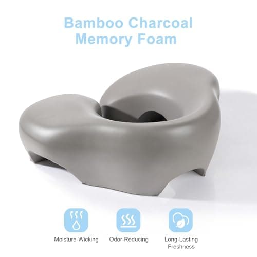 Avarstic Face Down Pillow for Sleeping & Eye Surgery Recovery – Bamboo Charcoal Memory Foam Prone Pillow with Adjustable Width & Triple Airflow Vents, Ergonomic Face Cradle for Vitrectomy, Massage - Thumbnail 4