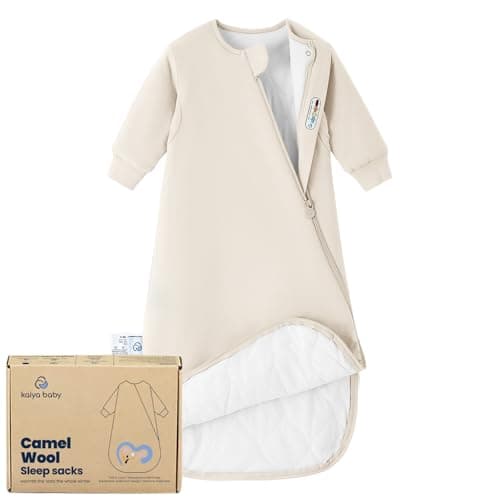 kaiya baby Unisex Sleeping Bag for Babies and Toddlers 2.5 Tog Sleep Sack 6-18 Months, Long Sleeve Sleep Sack, Wearable Blanket Baby, One Piece with Sleeves, Gifts for Baby