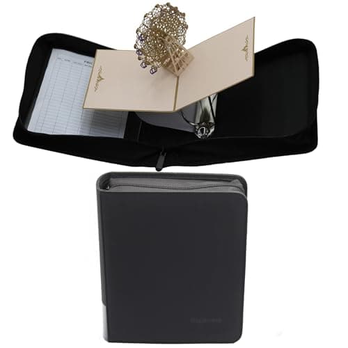 Magiarcana sale 3D pop up greeting card Display Album, for 6x9 inches Greeting Card Organizer Book for Retail, Store Events (black) - Image 1