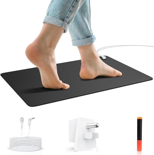 Astarexin Grounding Mat for Feet, Sleep, Energy, Support Restful Night – 24"x16" Earthing Mat for Feet, Balance & Wellness – Includes 15ft Cord for Home & Office Use - Image 1