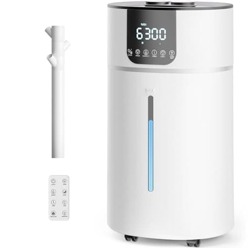 AreShark 4.2 Gal/16L Humidifier Large Room, Cool Warm Mist 2000ft² Whole House Air Humidifiers for Bedroom, Plants, Adults, 60H Runtime, Humidity Setting, Easy to Clean, Top Fill, Extension Tube - Image 1