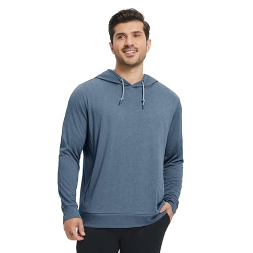 M MAELREG Stretch Moisture Wicking Pullover Hoodies For Men Causual Workout Dry Fit Golf Mens Sweatshirt Hoodies - Thumbnail 2