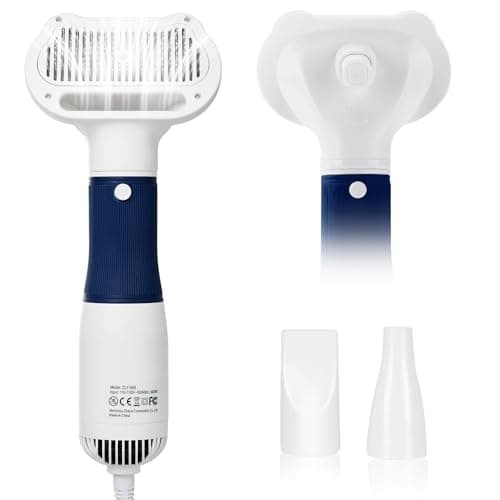 Professional Pet Grooming Dryer 3-in-1 Dog Blow Dryer with Brush, Adjustable Temp, Quiet & Portable - Image 1