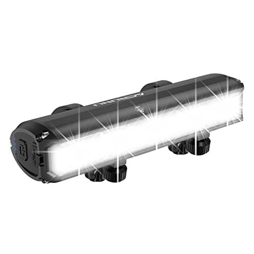 Super Bright LED Bike Light,USB Rechargeable Bicycle Headlight-5 Modes,Waterproof Bike Headlight,Mountain Off-Road Cycling Commuting (1400 Lumens) - Image 1
