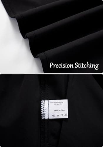 YEZEX Women's Scrub Set, V-Neck Top & Straight Leg Pants w/ 6 Pockets, Medical Scrubs Top & Pants - Thumbnail 4