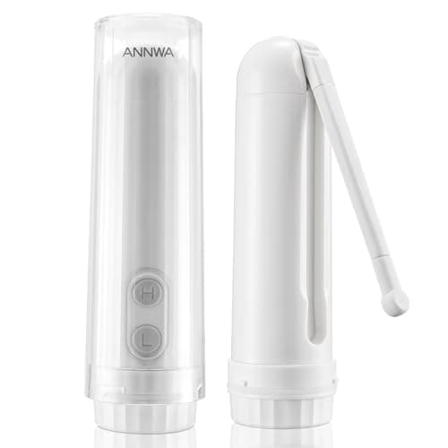 ANNWA Travel Portable Bidet Sprayer 140mL Nozzle 180° Adjustment IPX6 Handheld Bidet for Personal Hygiene Cleaning, Baby Wash, Postnatal Care, Perineal & Hemorrhoid Treatment(NHJ002E) - Image 1