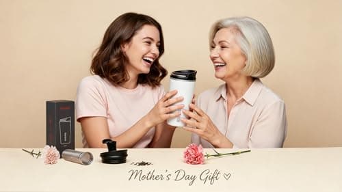 GiNT 17oz Travel Mug with Infuser and Two Lids. Vacuum Insulated 316 Stainless Steel Coffee Mug. Dishwasher Safe Mug with Tea Strainer for Hot and Cold Brew Coffee or Tea(White) - Thumbnail 2