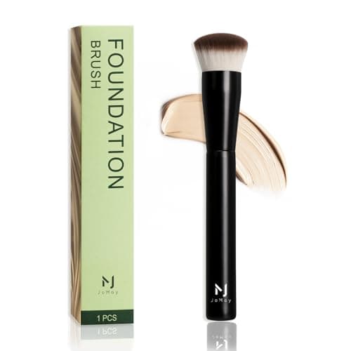 Professional Foundation Brush Set for Liquid Makeup - 0.06mm Ultra-Fine Bristles | Contour Brush for highlights Blending Angled Shape | No Shedding & Easy Clean | Kabuki Makeup Brushes - Image 1