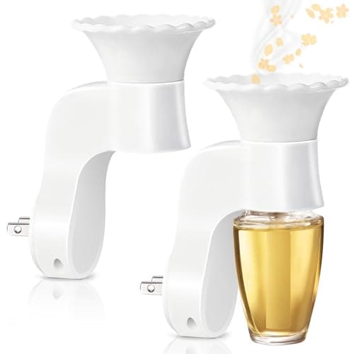 Wall Fragrance Plug – WallFlower Plug in, Essential Oil Diffuser Plug, ETL Certified, Compatible with Bath and Body Works WallFlower Refills, Plug in Diffuser for Home, Office, 2 PCS (Plug Only) - Image 1