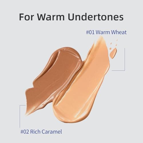 BEAUTNICE Long Wear Light Foundation, 8H Lightweight Full Coverage, Sweat & Oil Resistant, Velvet-silk Matte Finish, Liquid Foundation Makeup For All Skin Types, 1 Fl Oz, #02 Rich Caramel - Thumbnail 2