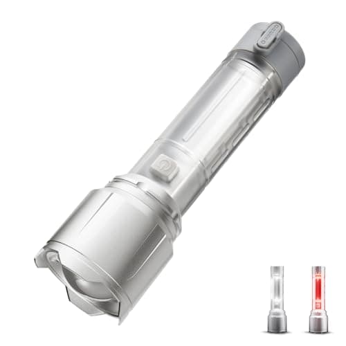 Flashlight Rechargeable with Work Light,990000 Lumens Super Bright Flashlight High Lumens, Handheld Flash Light Battery Powered with 9 Modes & IPX7 Waterproof, Camping Flashlights for Home Outdoor - Image 1