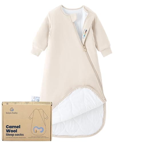 kaiya baby Unisex Sleeping Bag for Babies & Toddlers 3.5 Tog Sleep Sack 6-18 Months, Wearable Blanket with Sleeves