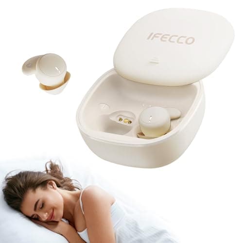 IFECCO Sleep Earbuds Bluetooth 6.0 - Sleep Headphones for Side Sleepers,Comfortable and Noise Blocking,IPX6 Waterproof Wireless Earbuds for Sleeping - Image 1