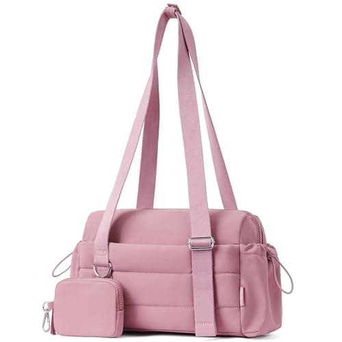 ROULENS Small Gym Bag for Women 2 Set Mini Gym Duffle Bag with Wet Compartment and Coin Wallet, Gym Tote Bag for Workout/Sport/Travel - Image 1