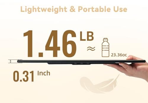 LOSC Portable Monitor for Laptop - 16" 1200P FHD Laptop Screen Extender 16:10 IPS Screen External Display with Stand Travel Monitor for PC Mac Phone Game Console - Thumbnail 3