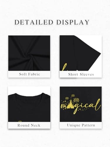 Princess Security Shirt Men Magic Kingdom Magical T-Shirt Girl Dad Birthday Party Cool Family Trip Short Sleeve Black - Thumbnail 4