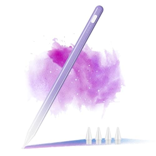 Stylus Pen for iPad 9th&10th Generation, Battery Indicators Apple Pencil with Palm Rejection Tilt Sensitivity Pen for 2018-2025 Apple iPad 10/9/8/7/6th, Pro 12.9/11/13 M4, Mini 5/6, Air 3/4/5/M2 - Image 1