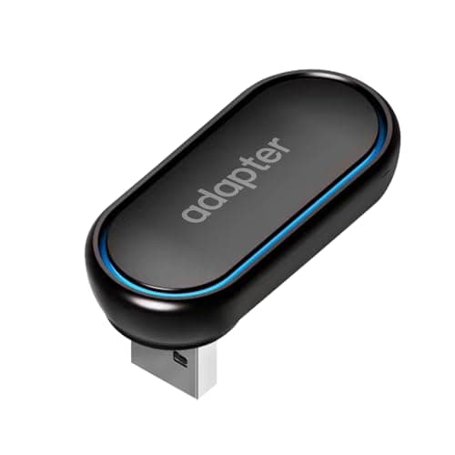 GamiAcces Wireless CarPlay Adapter for iPhone Convert Wired to Wireless CarPlay Adapter 360°Rotation 7-Color LED Mini Size Stable Control and No Delay Black - Image 1