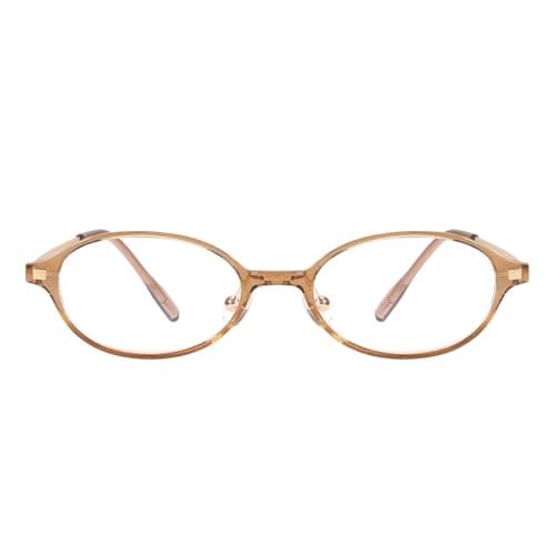 SODQW Small Retro Oval Fake Glasses for Women Fashion Blue Light Non Prescription Eyeglasses to Cosplay - Image 1