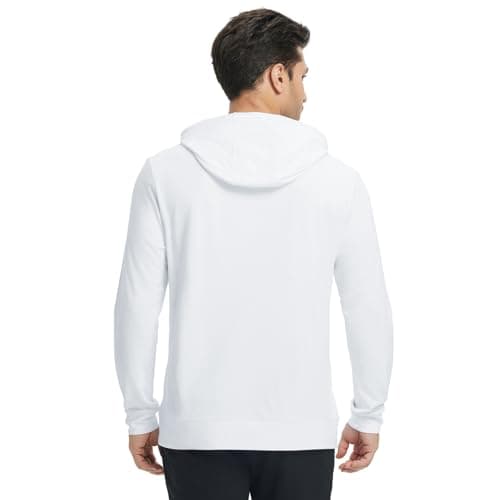 M MAELREG Hooded Sweatshirts for Men Breathable Lightweight Performance Heather Golf Pullover Hoodies With Pockets - Thumbnail 3