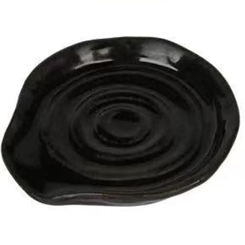 Spoon Rest for Stove Top, Black Ceramic Spoon Holder for Counter, Modern Farmhouse Decor Accessories for Spatula, Spoons or Tongs Gifts for Women Mom - Thumbnail 5