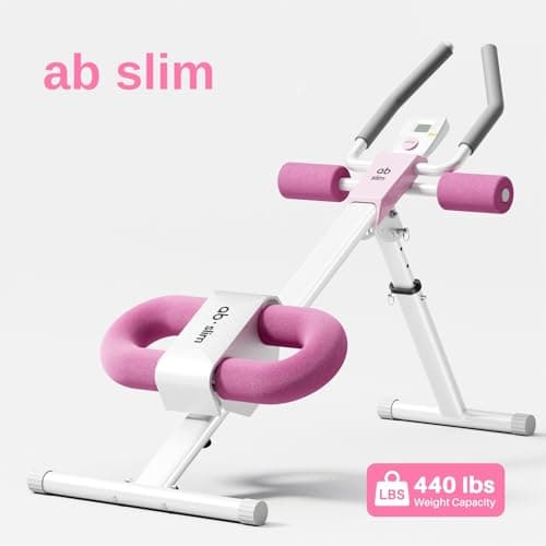 CITXMOTI Ab Machine, Adjustable Abdominal Trainer (Pink) - Thumbnail 2