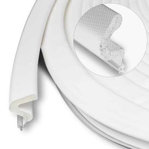 Storystore Door Weather Stripping 59 FT, Foam Kerf Weather Stripping Door Seal for Doors and Windows Insulation with Slot Card Frame